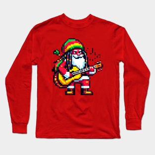 Reggae Rhythms with Santa - Christmas Beat Long Sleeve T-Shirt